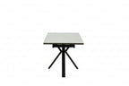 Amari Large Extending Table Grey Ceramic Marble