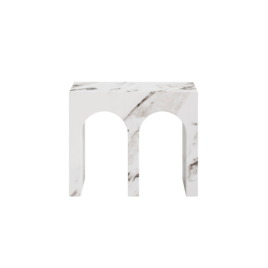 ARCHIE CALACATTA LARGE SIDE TABLE
