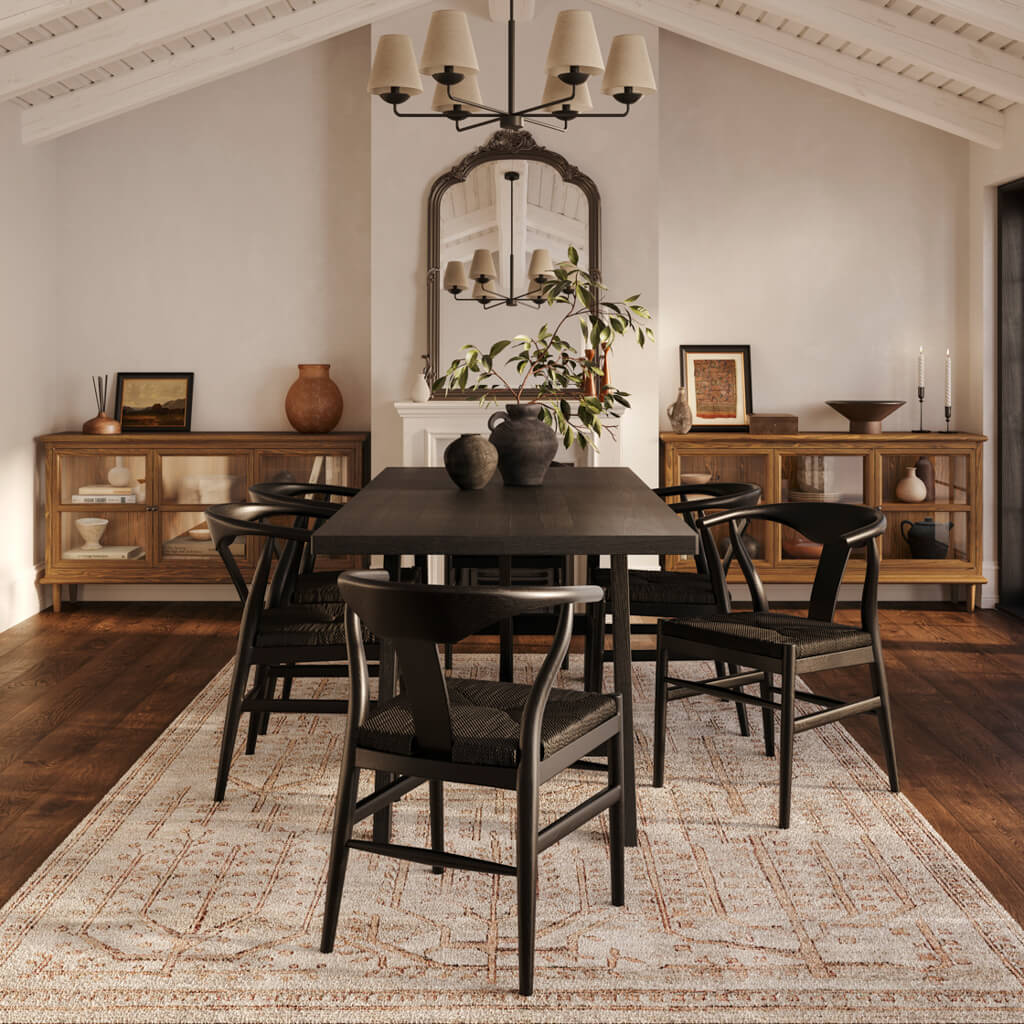 ARIES BLACK DINING CHAIR (Set Of 2)
