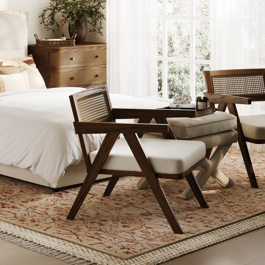 ARIZONA SMOKED ECRU CHAIR