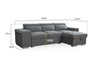 Artemis Sofabed Grey