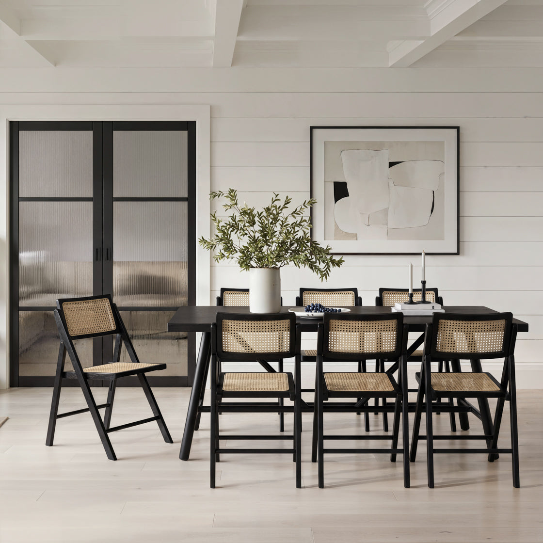 Ashton Black Foldable Dining Chair