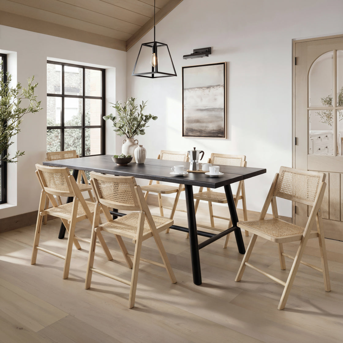Ashton Blonde Foldable Dining Chair
