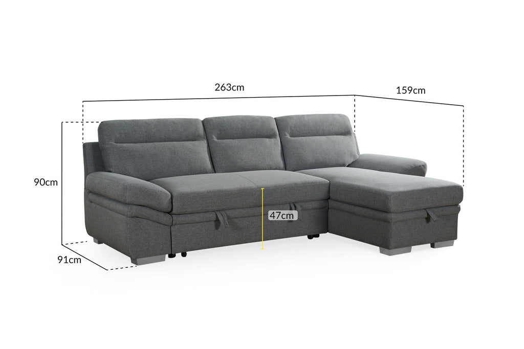 Astra Sofabed Grey