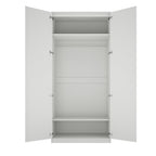 AUSTEN WHITE 2 DOOR WARDROBE