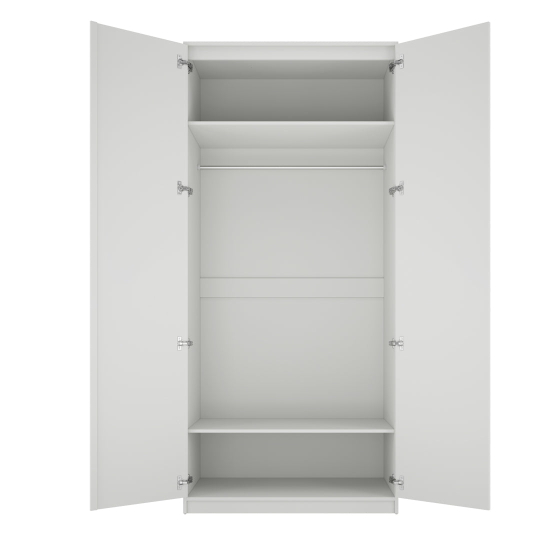 AUSTEN WHITE 2 DOOR WARDROBE