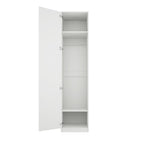 AUSTEN WHITE 1 DOOR WARDROBE