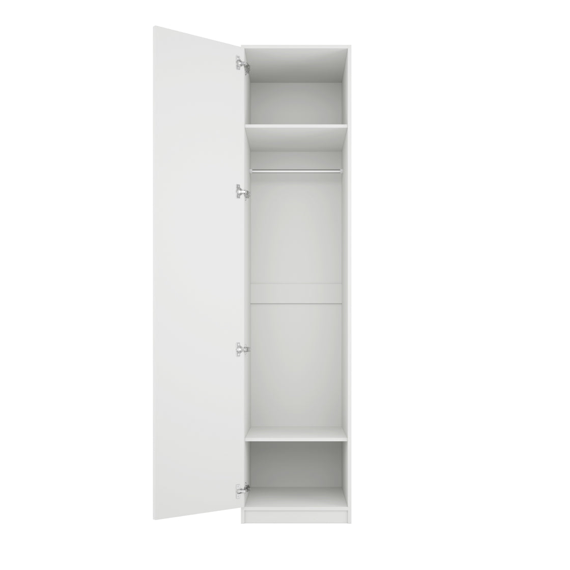 AUSTEN WHITE 1 DOOR WARDROBE