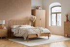 Axel 2 Door 1 Drawer Fluted Wardrobe