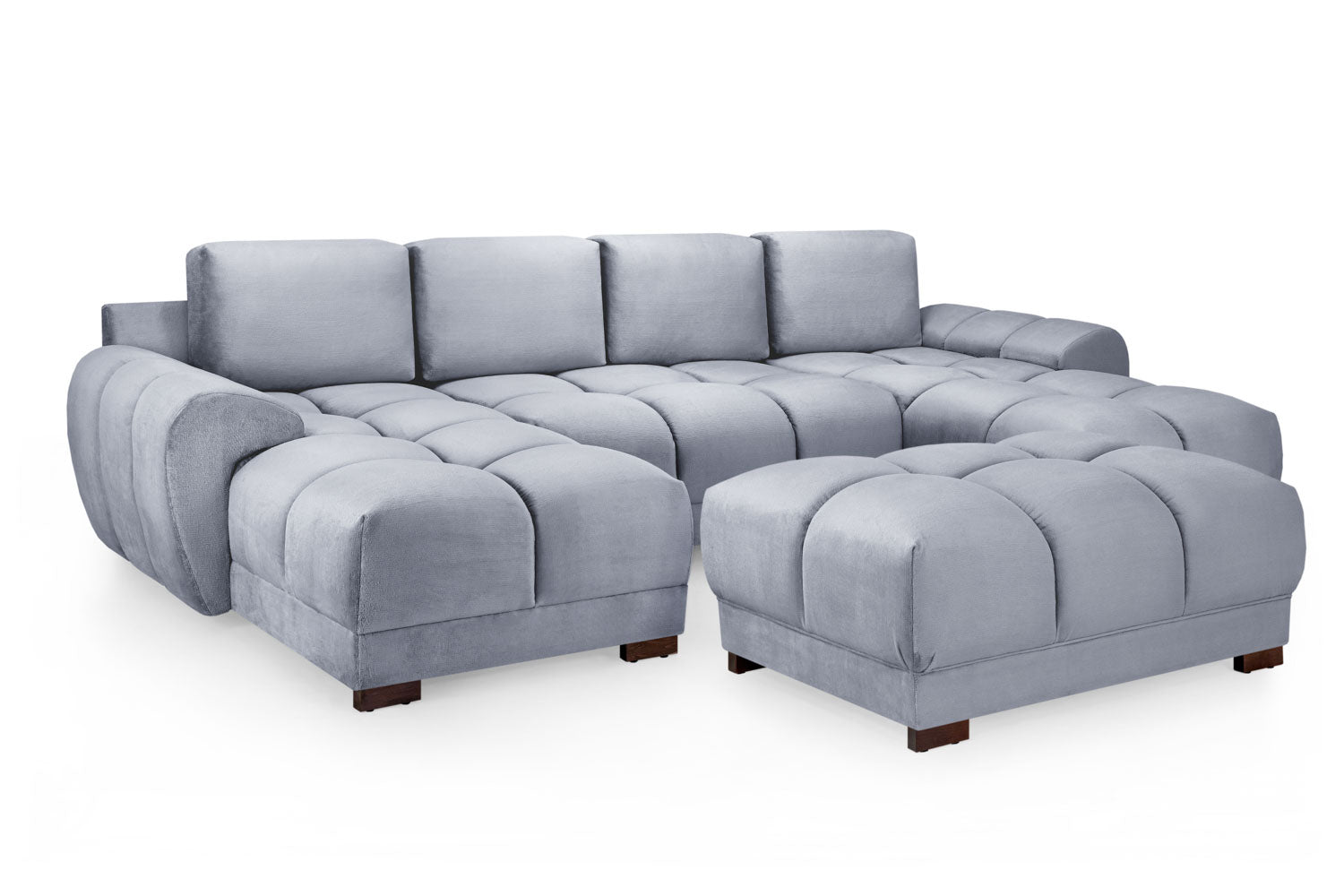 Azzuro Sofa Grey U Shape Corner