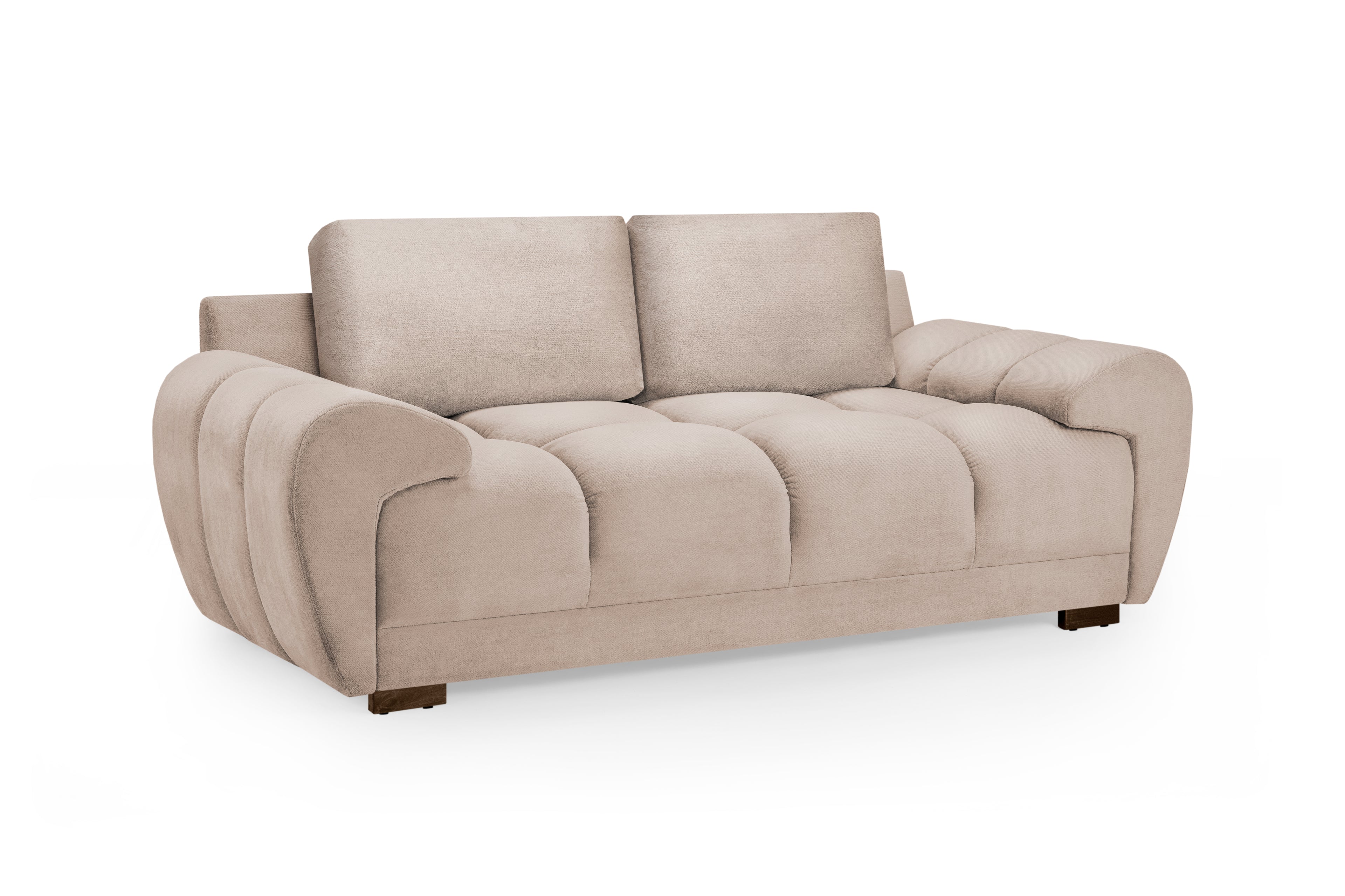 Azzuro Sofa Mocha 3 Seater