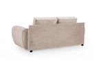 Azzuro Sofa Mocha 3 Seater
