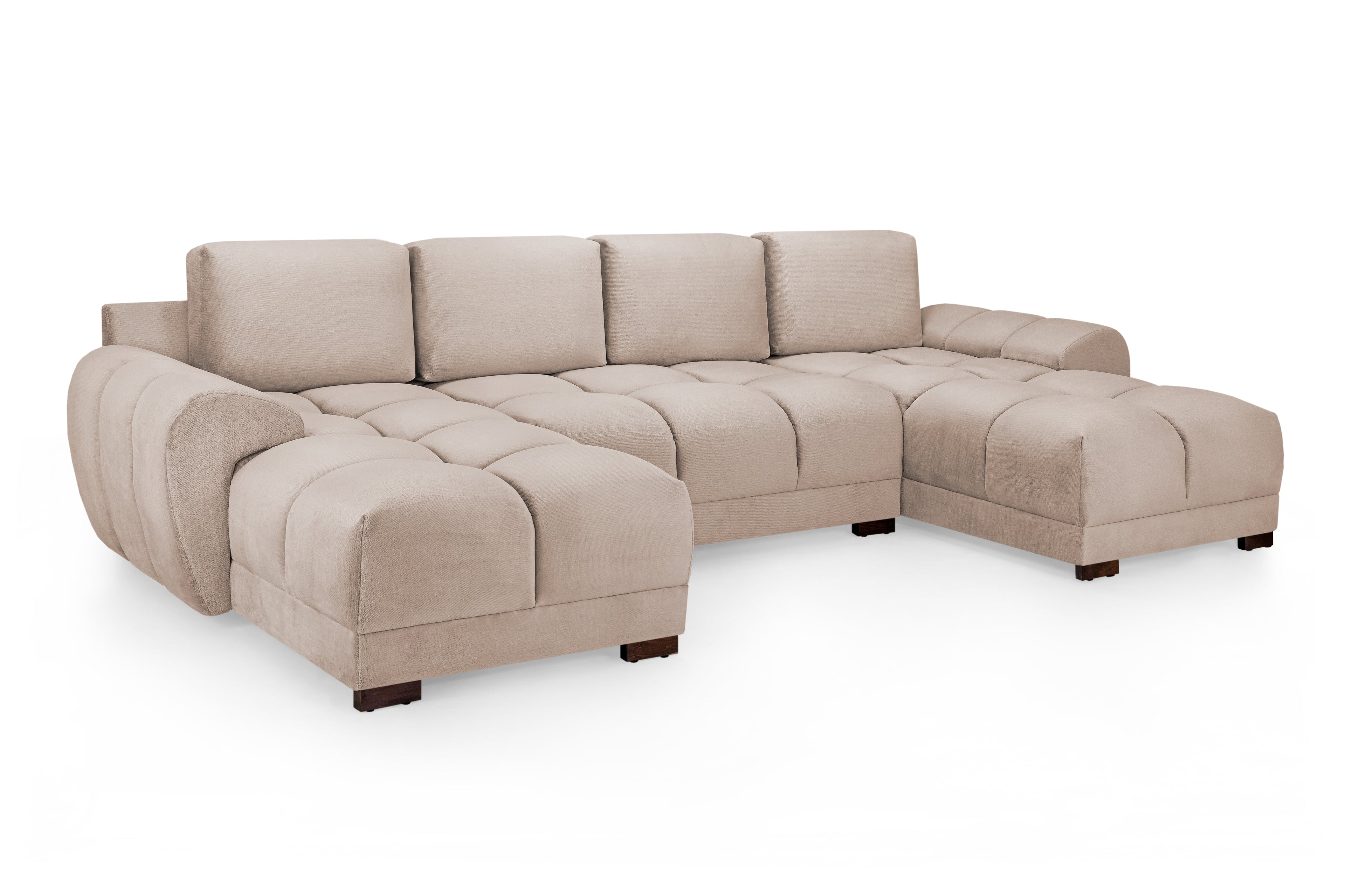 Azzuro Sofa Mocha U Shape Corner Morgan | Malvern | Somerford | Calix | Euphoria | Plush Style
