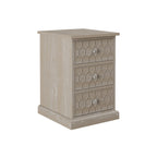 Aero Three Drawer Bedside Table