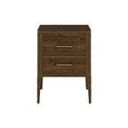 Amelie Bedside Brown two Drawers