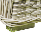 Ascot Grey Rattan Garden Lounge Set With Coffee Table