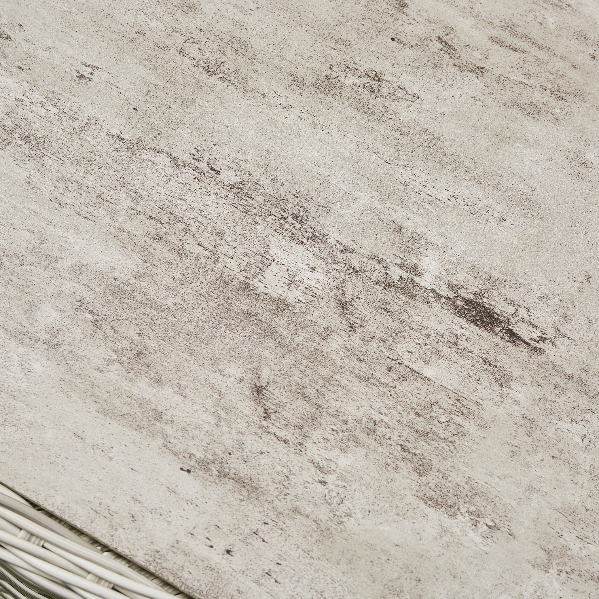 Ascot Beige Rattan Sofa And Arm Chairs With Ceramic Coffee Table