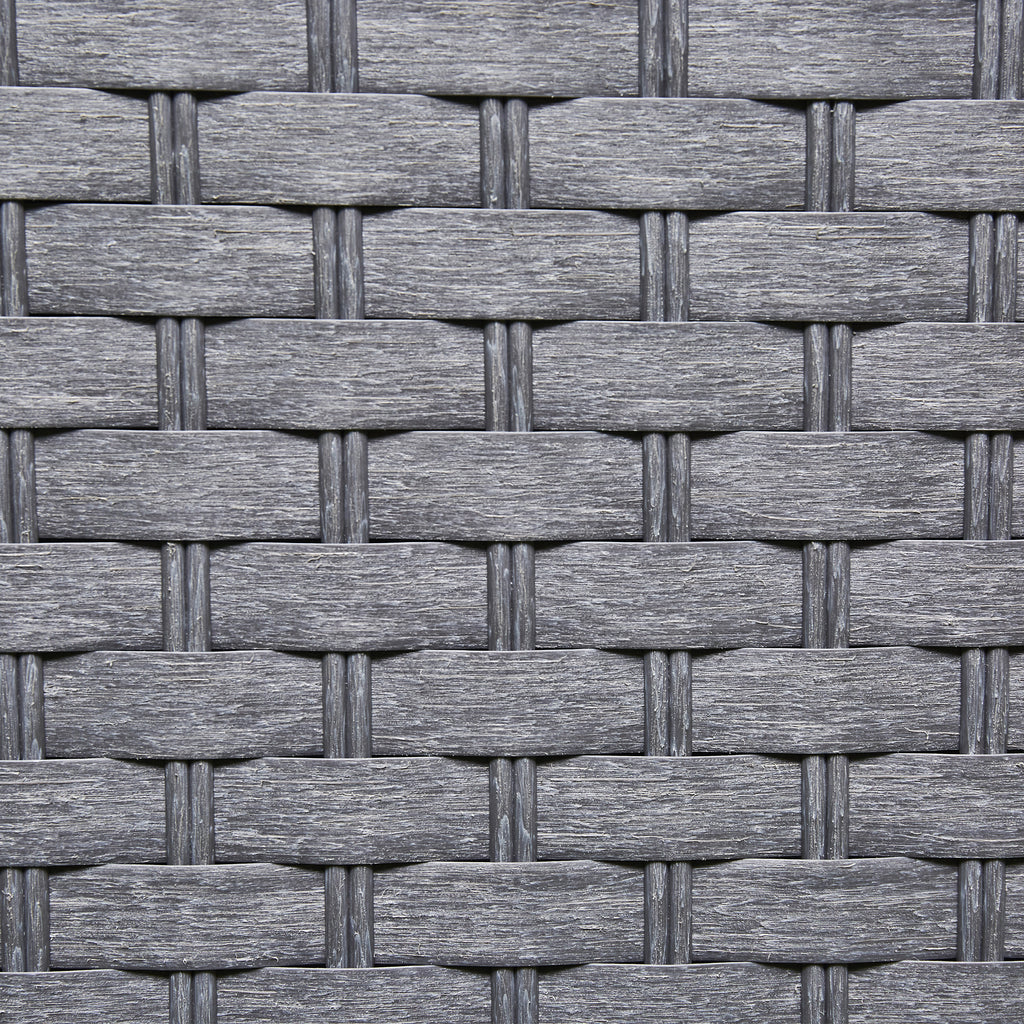 Fiji Grey Rattan Corner Sofa With Ice Bucket Coffee Table