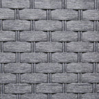 Fiji Grey Rattan Corner Sofa With Ice Bucket Coffee Table