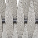 Valencia Aluminum And Rope Sofa Ceramic Coffee Table And Two Arm Chairs