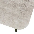 Valencia Aluminum And Rope Sofa Ceramic Coffee Table And Two Arm Chairs