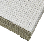 Hampton U Shaped Rattan Lounge Set With Coffee Table