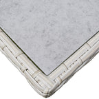 Sorrento Rattan Corner Sofa And Adjustable Fire Pit Table With Large And Small Bench