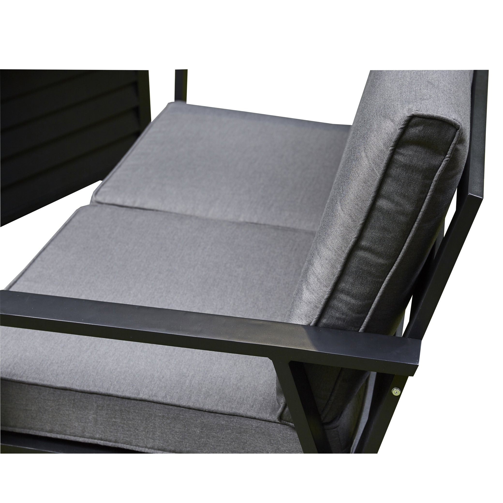 Paris Aluminium Garden Fire Pit Dining Table Two Benches And Two Arm Chairs