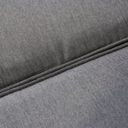 Paris Aluminium Garden Fire Pit Dining Table Two Benches And Two Arm Chairs