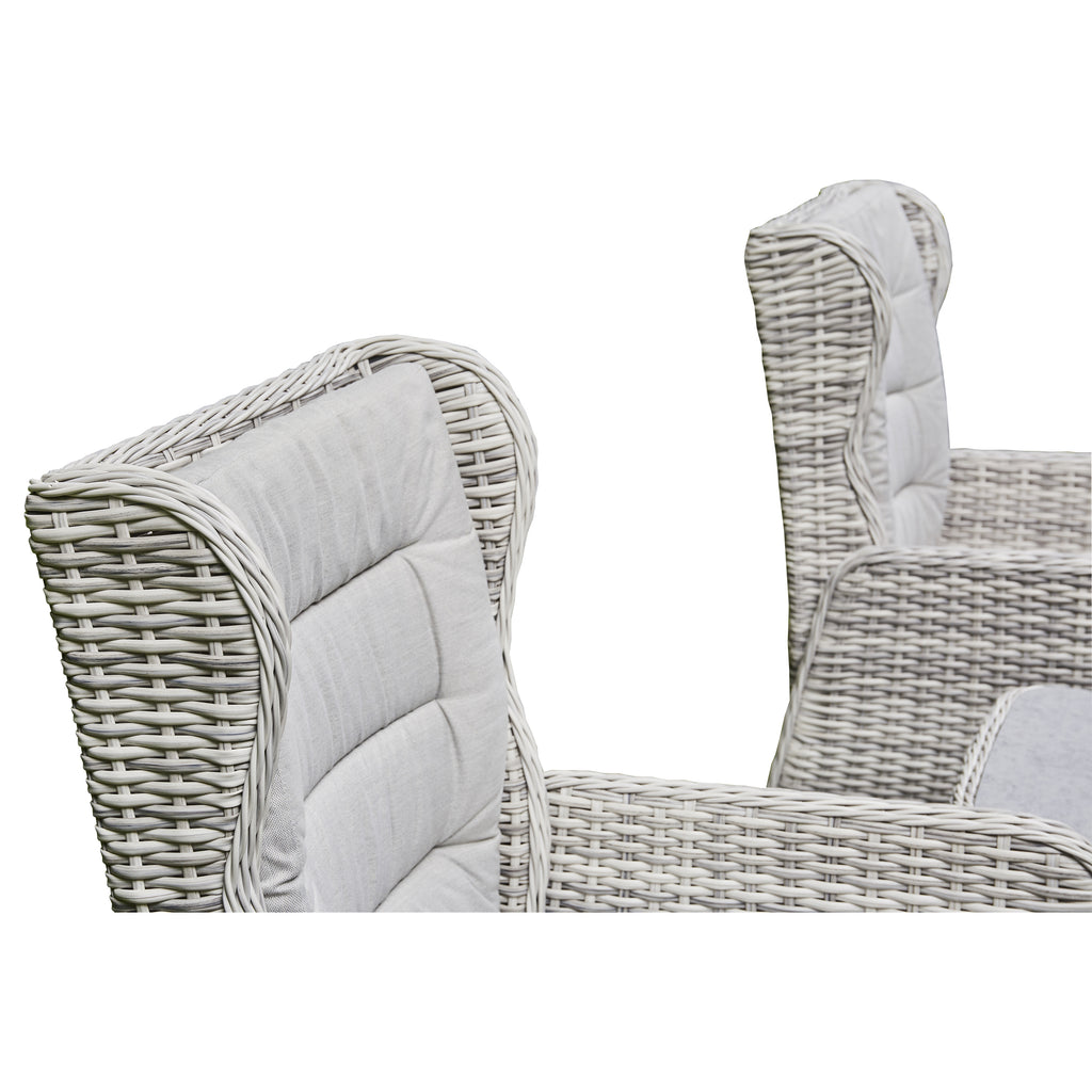 Rio Rattan Garden Lounge Chairs And Table