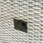 Rio Rattan Garden Lounge Chairs And Table