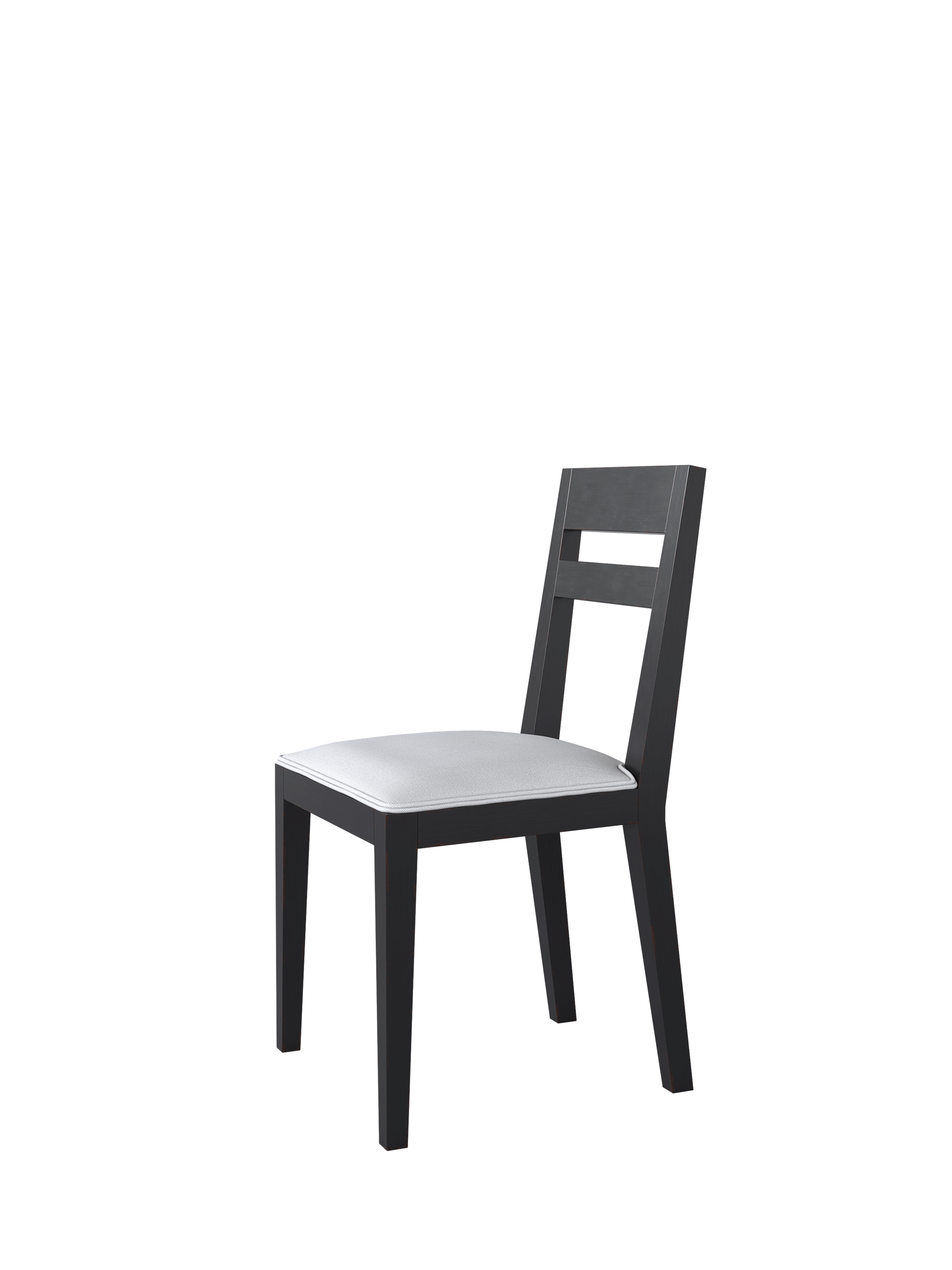 Barwick Charcoal & Soft Natural Pair Of Dining Chairs