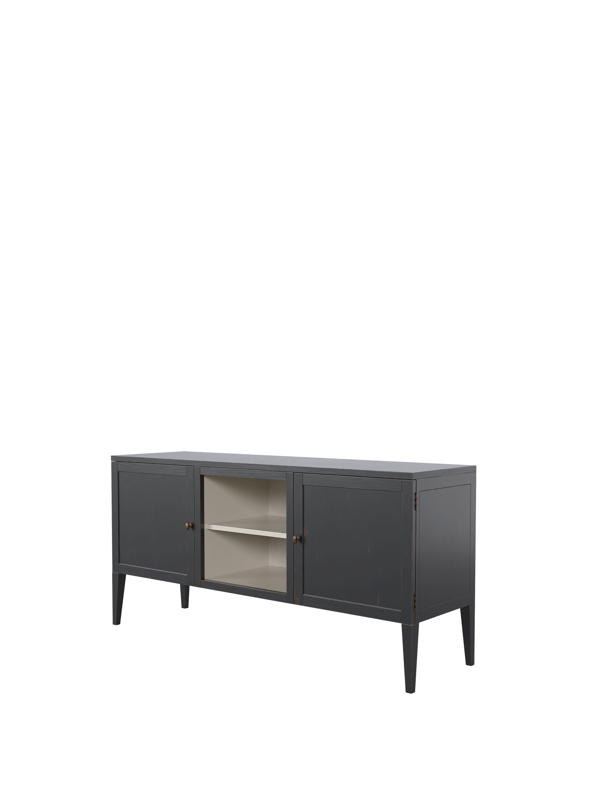 Barwick Charcoal & Soft Natural 2 Door Sideboard