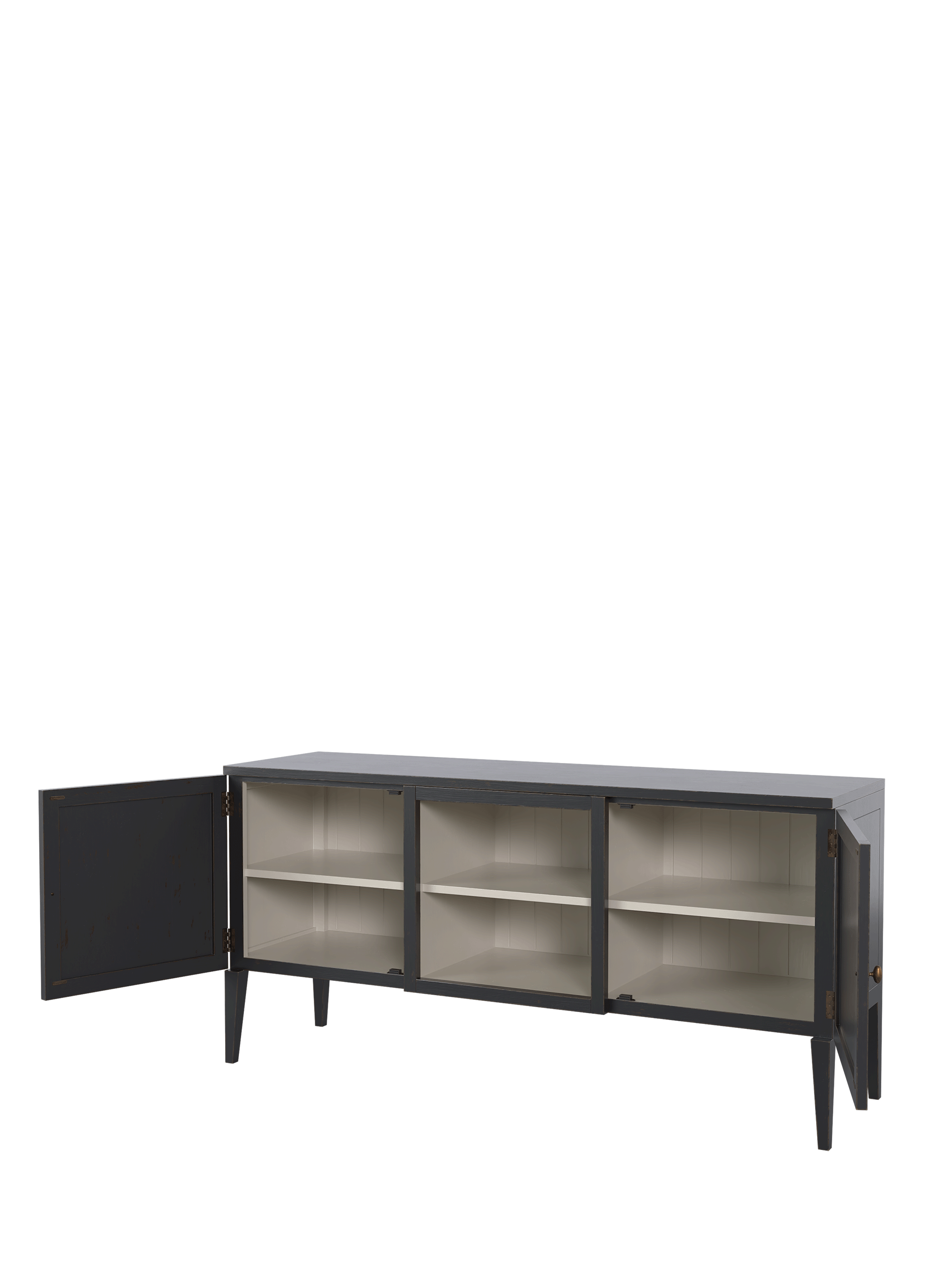 Barwick Charcoal & Soft Natural 2 Door Sideboard