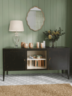 Barwick Charcoal & Soft Natural 2 Door Sideboard