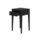 Pablo Bedside Black One Drawer