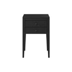 Pablo Bedside Black Two Drawers
