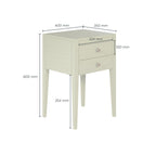 Pablo Bedside Lichen Two Drawers
