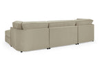 Belgravia Sofa Beige U Shape Corner Morgan | Malvern | Somerford | Calix | Euphoria | Plush Style