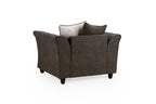 Bella Sofa Scatter Back Grey Armchair