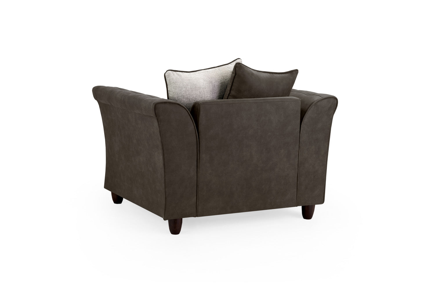 Bella Sofa Scatter Back Grey Armchair