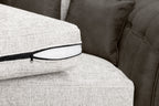 Bella Sofa Scatter Back Grey Armchair