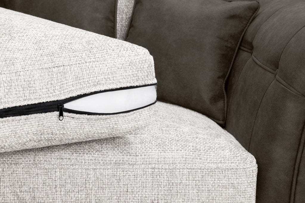 Bella Sofa Scatter Back Grey 3 Seater