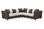 Bella Sofa Grey Scatter Back Large Corner