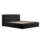 BERLIN BLACK OTTOMAN SUPER KING SIZE BED