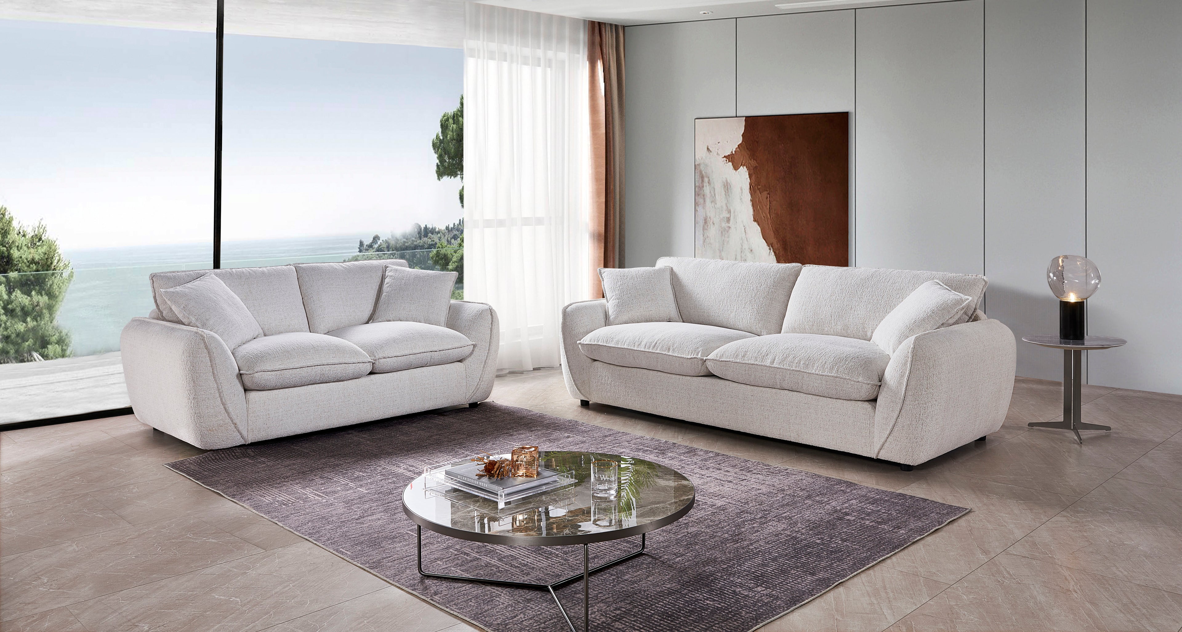 Berlin Sofa Beige 2 Seater