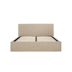 BERLIN BEIGE OTTOMAN KING SIZE BED