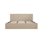 BERLIN BEIGE OTTOMAN SUPER KING SIZE BED