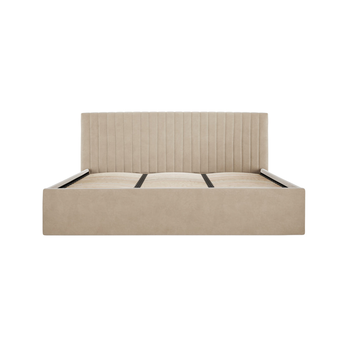 BERLIN BEIGE OTTOMAN SUPER KING SIZE BED