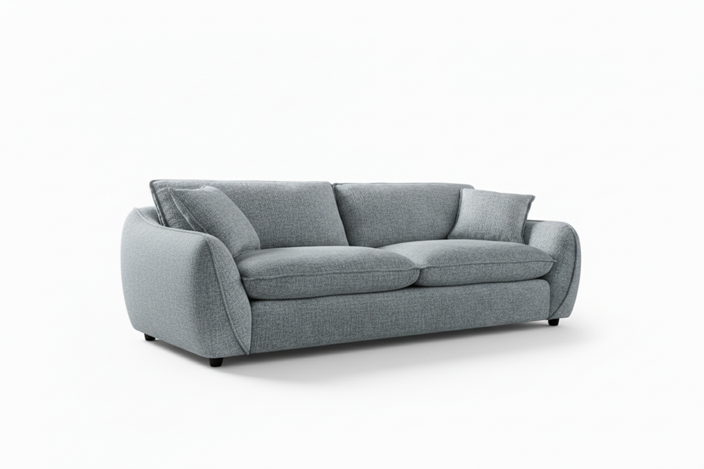 Berlin Sofa Grey 3 Seater